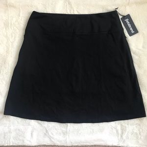 Betabrand Travel Skirt Skort Black Sz 2XL